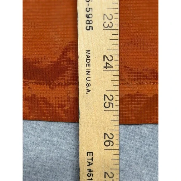 Patagonia Mens Orange Ripstop Nylon Hooded Rain Jacket Shell Small Waterproof